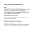RFQ Waste Water Treatment Plant Sludge Management Plan